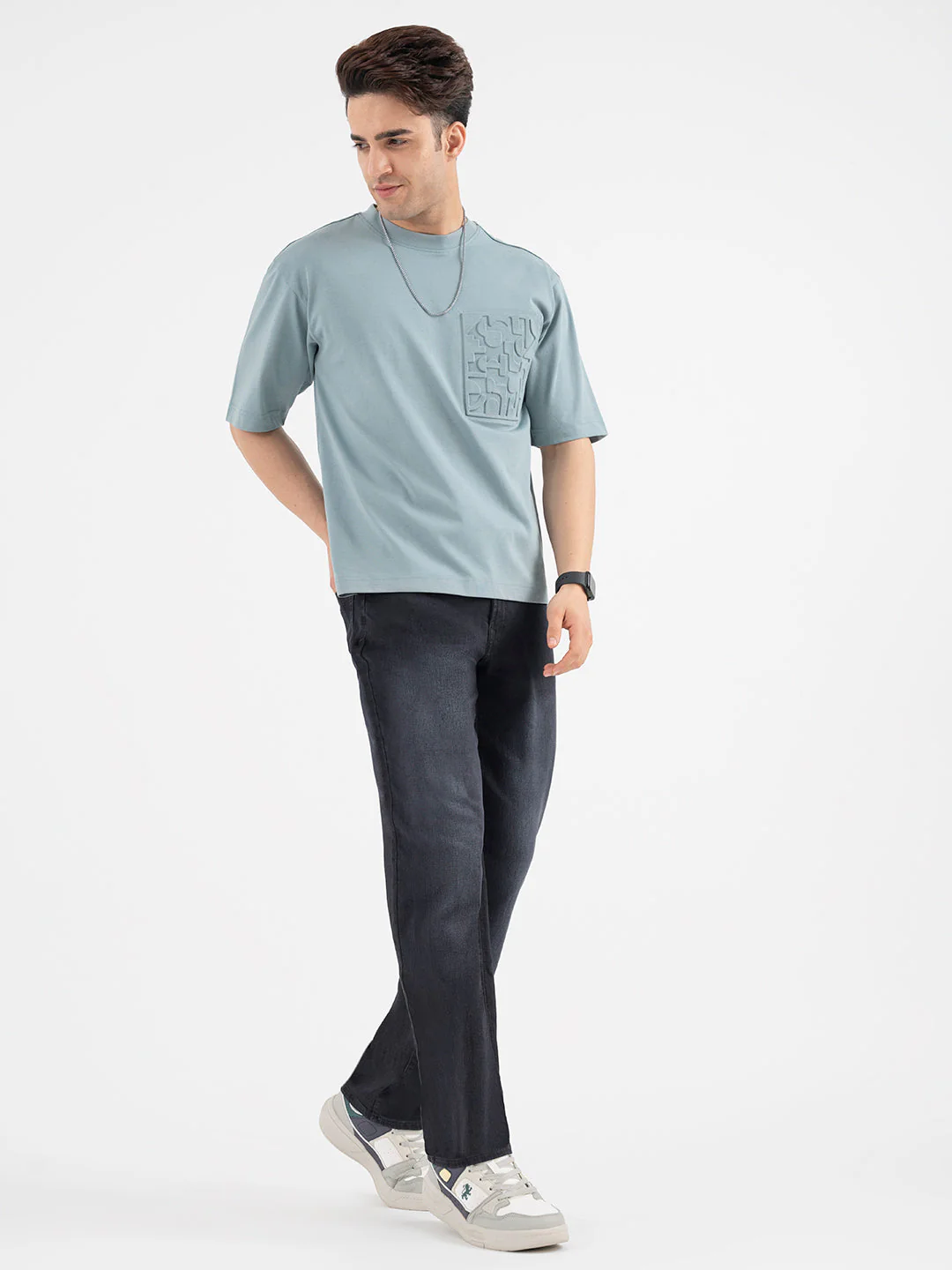 Red Tape Black Jeans for Men - Image 5