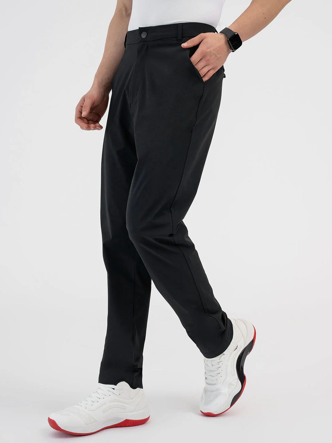 Red Tape Black Pants for Men - Image 2