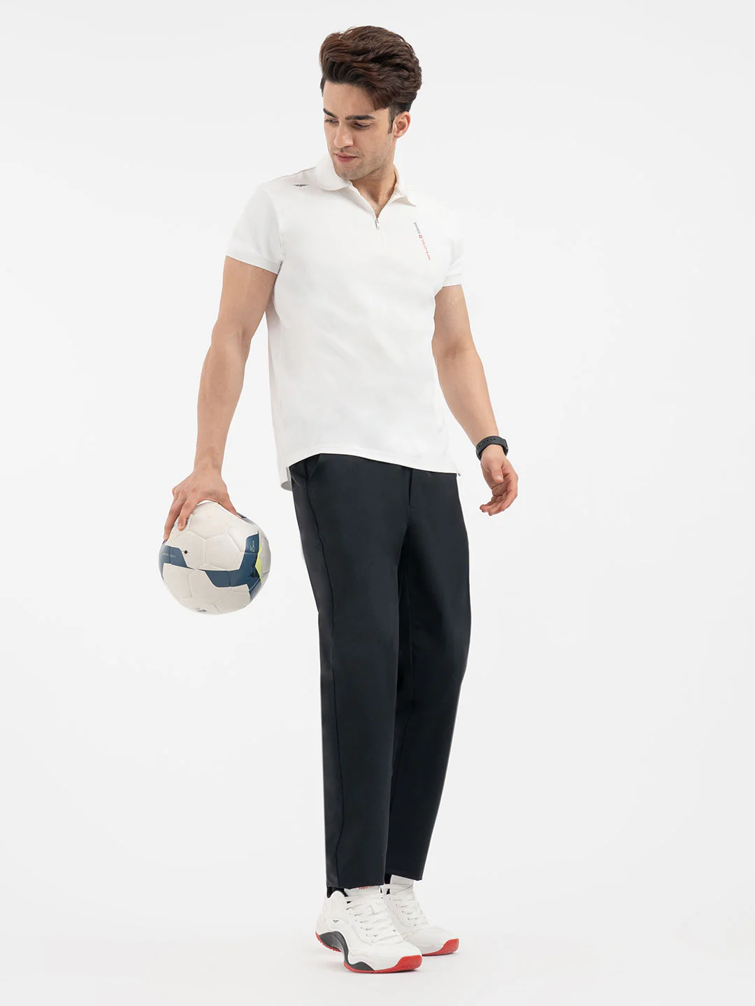 Red Tape Black Pants for Men - Image 5