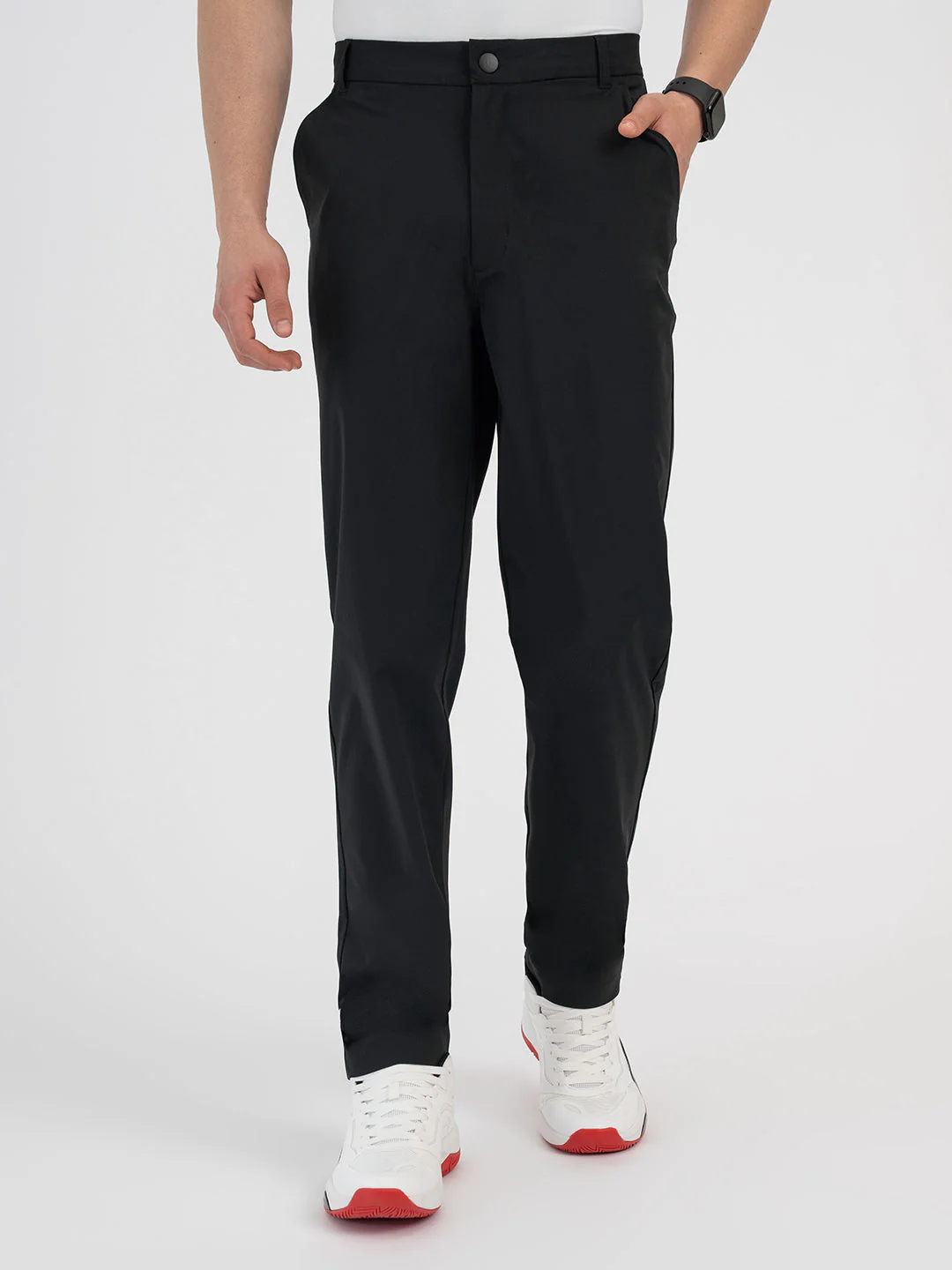 Red Tape Black Pants for Men - Image 7