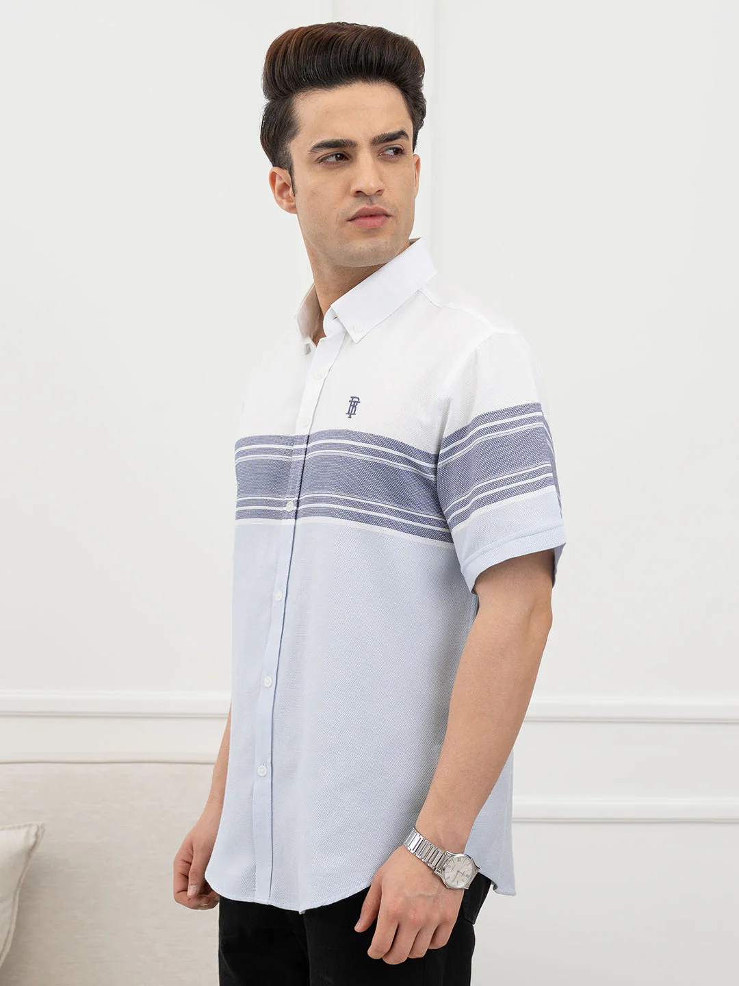 Blue Shirt for Men - Image 2