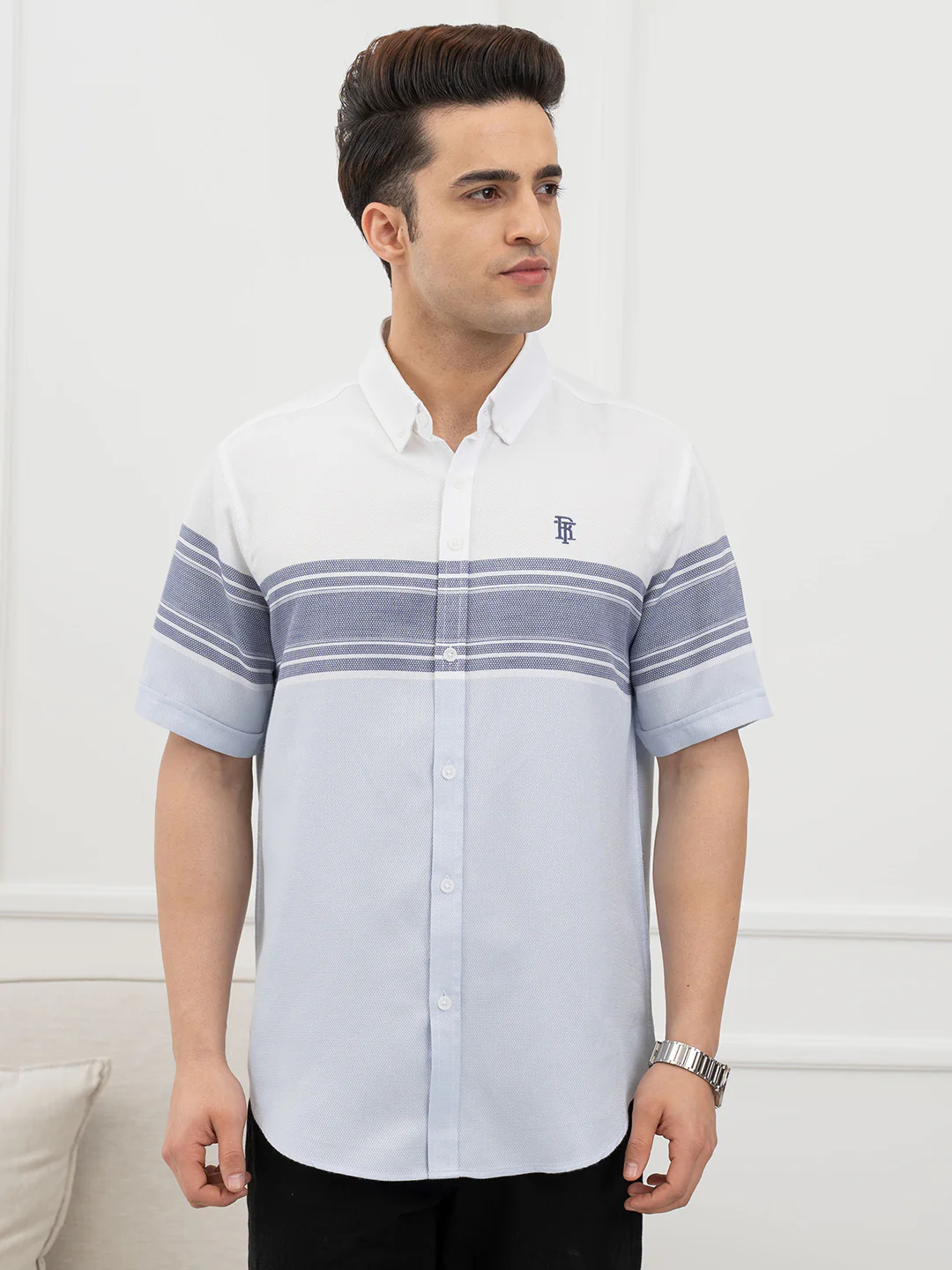 Blue Shirt for Men - Image 7