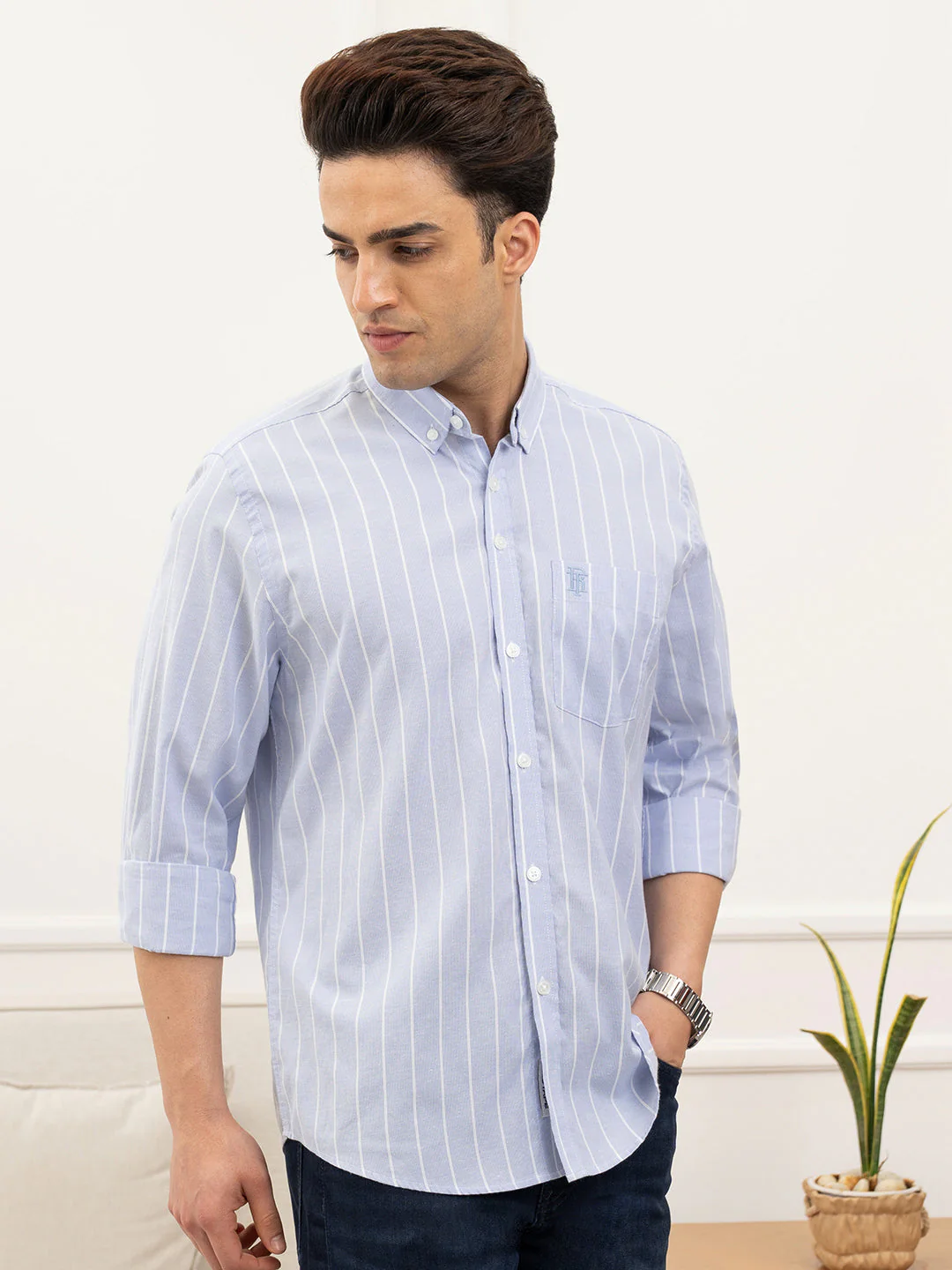 Blue Shirt for Men - Image 3