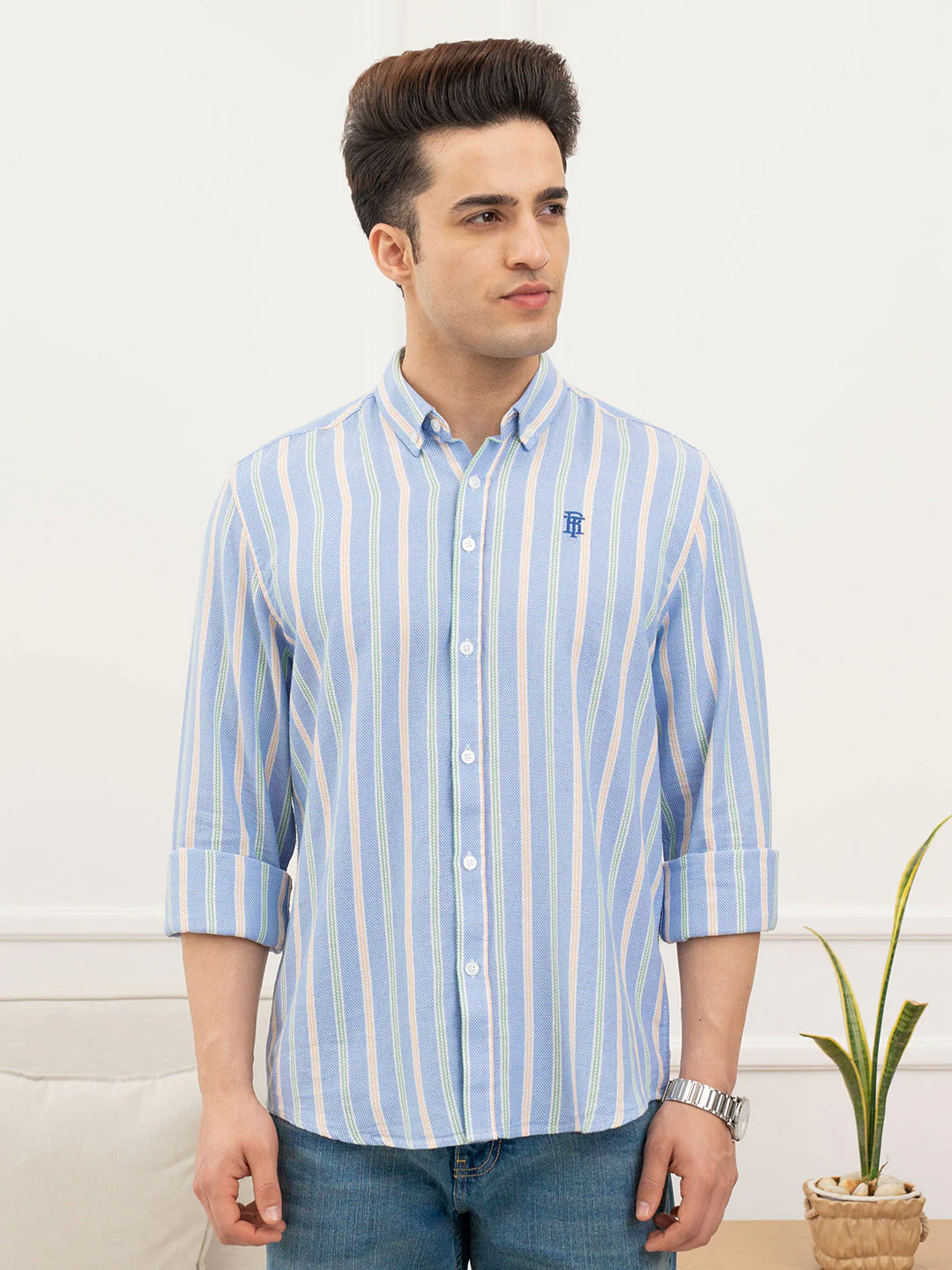 Blue Shirt for Men - Image 2