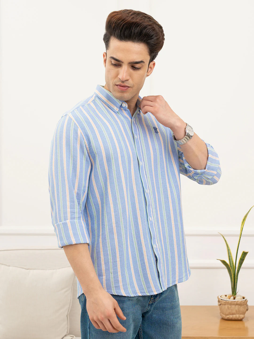Blue Shirt for Men - Image 6
