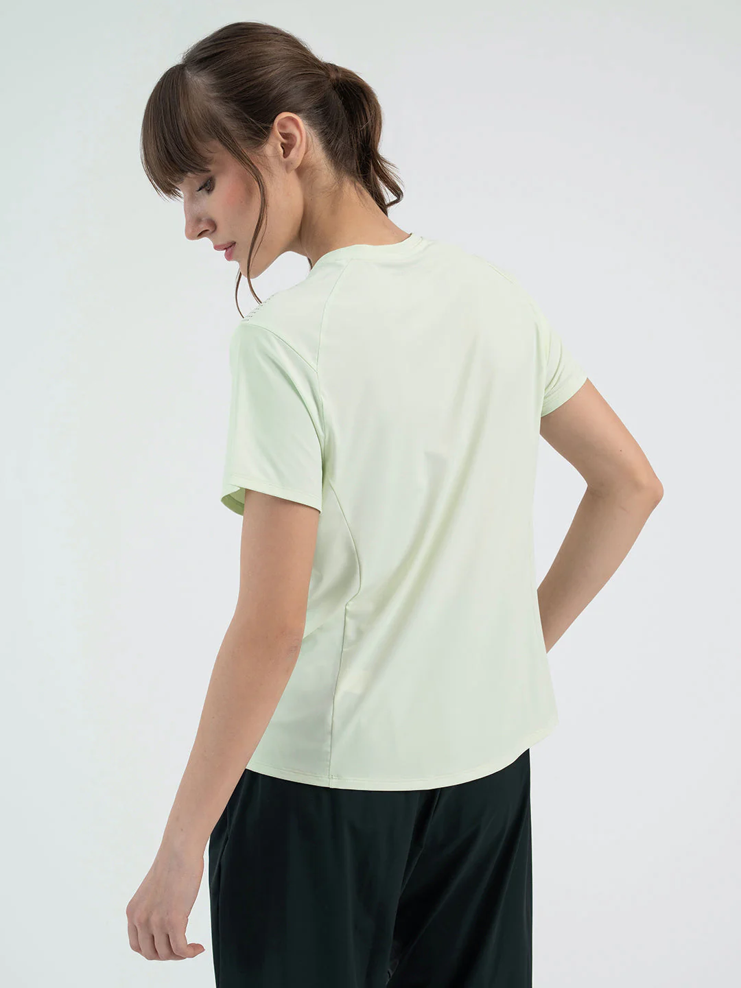 Bright Green Activewear T-Shirt for Women - Image 4