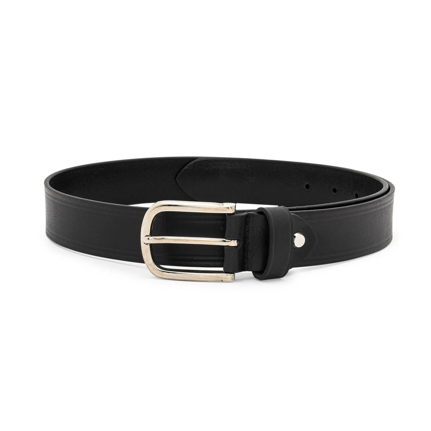 Buff Grain Solid Leather Belt for Men | Classic and Durable - Image 3