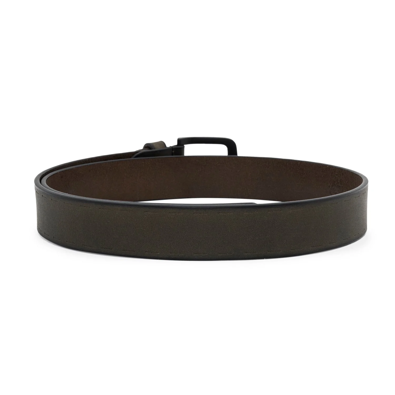 Buff Grain Solid Leather Belt for Men | Stylish and Versatile - Image 5