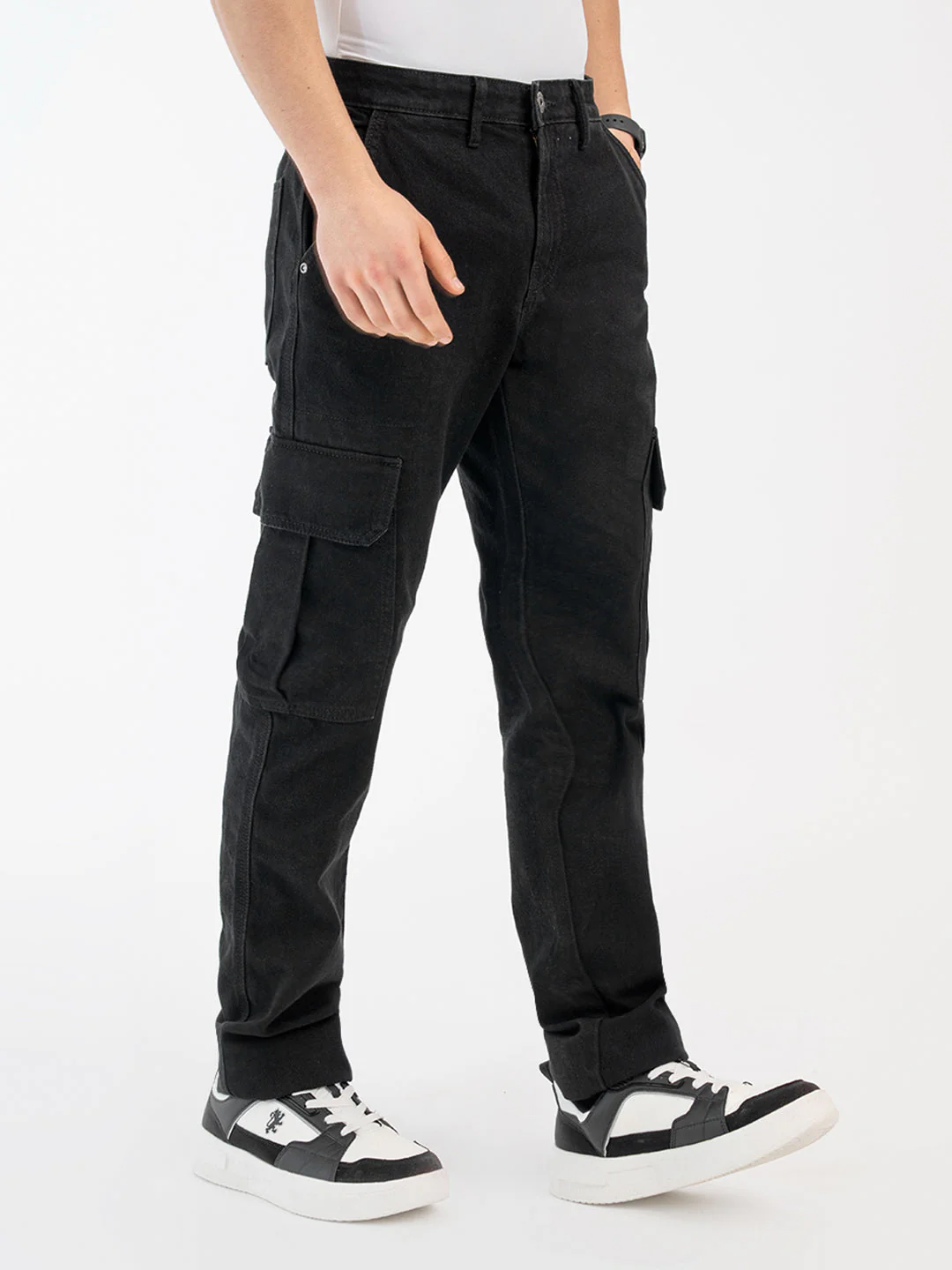 Red Tape Carbon Black Jeans for Men - Image 6