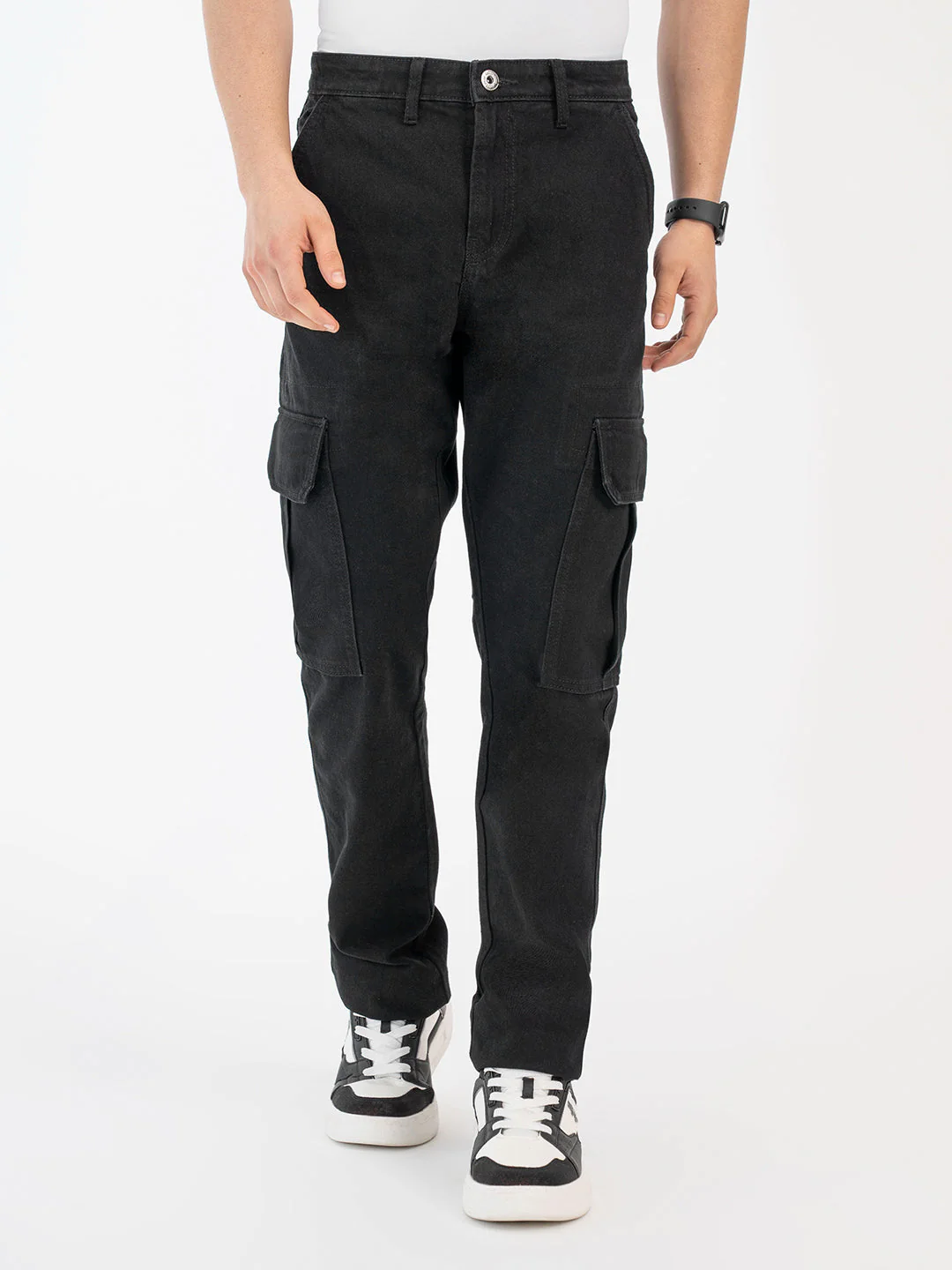 Red Tape Carbon Black Jeans for Men - Image 8