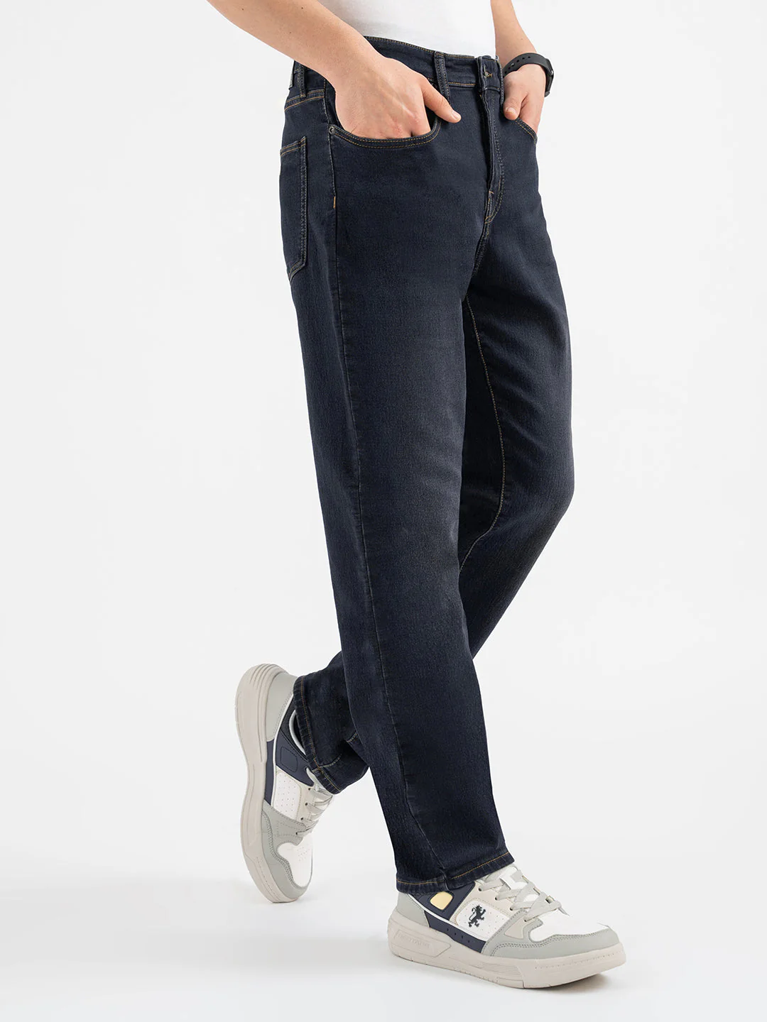 Red Tape Carbon Blue Jeans for Men - Image 6
