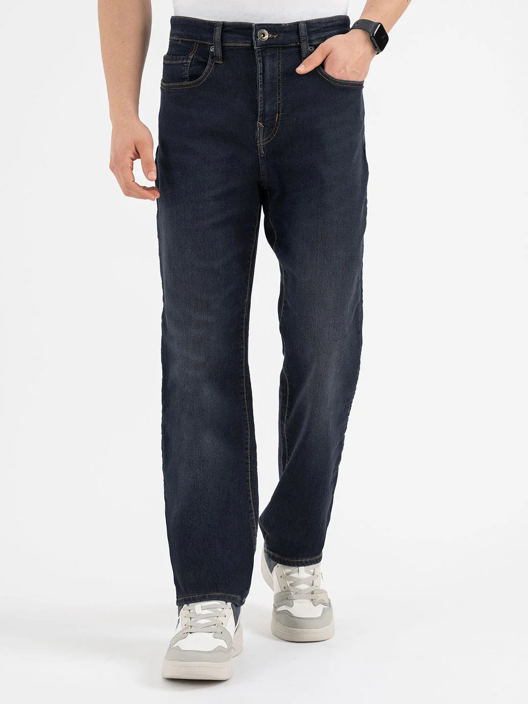 Red Tape Carbon Blue Jeans for Men - Image 7