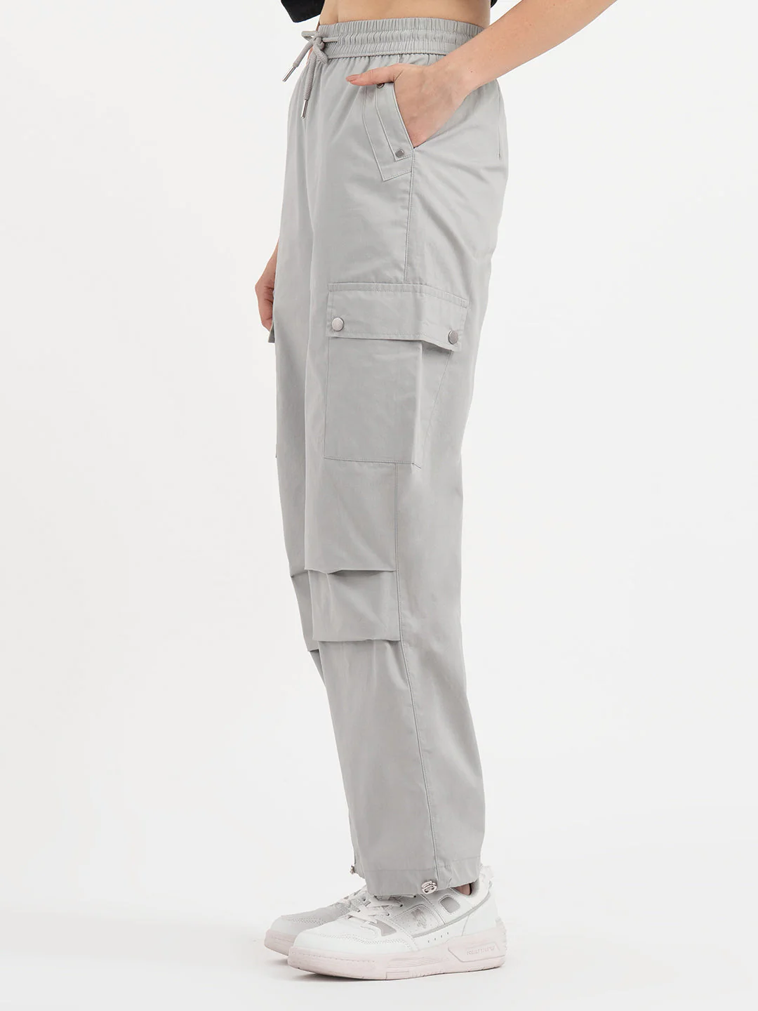 Cargo Pants for Women in Ice Grey - Image 2