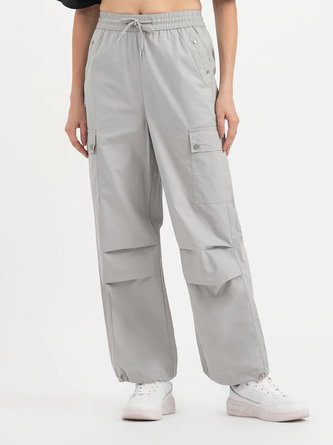 Cargo Pants for Women in Ice Grey - Image 7
