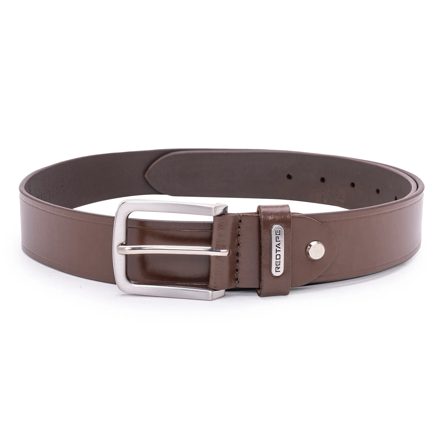 Genuine Brown Leather Belt For Men - Image 2