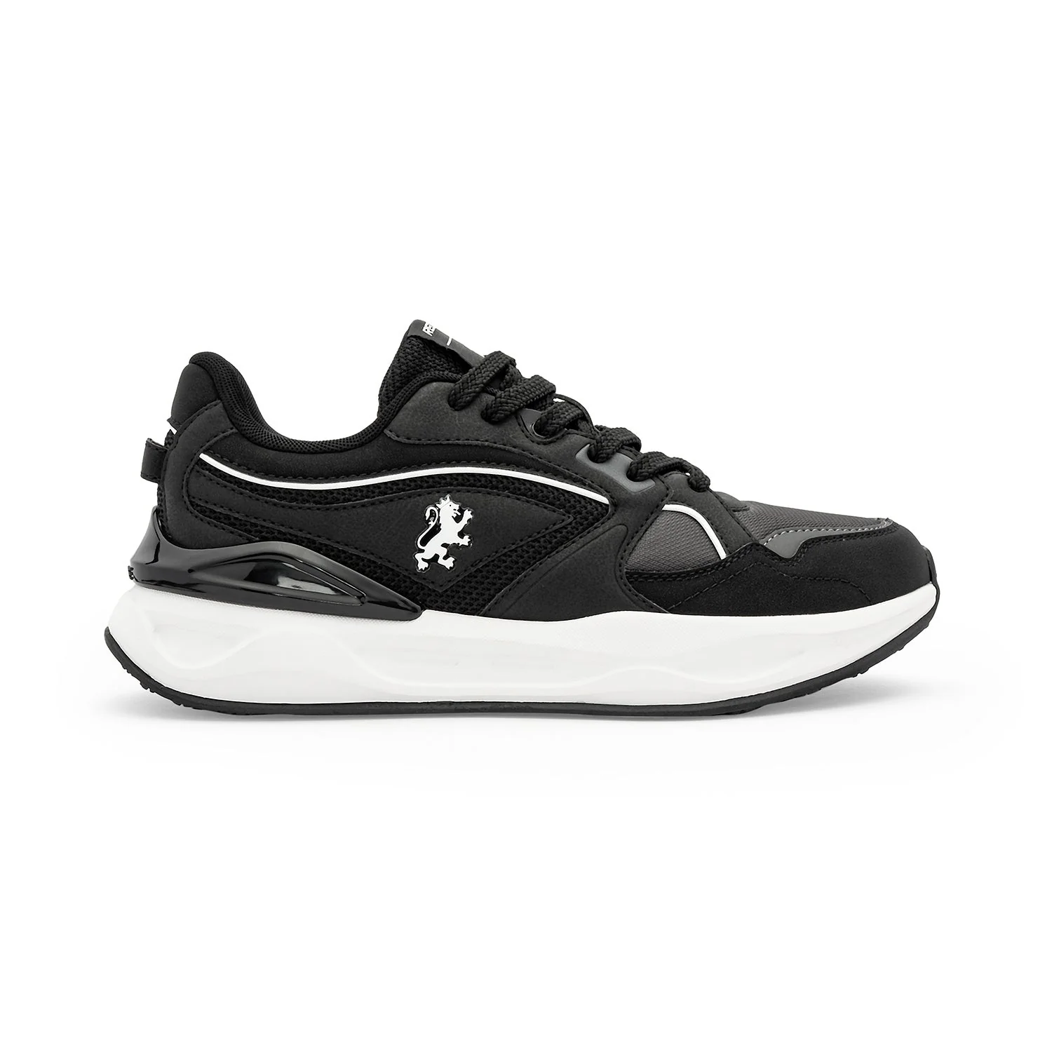 Casual Shoes for Men in Black | Low-Cut Lifestyle Shoes. - Image 2