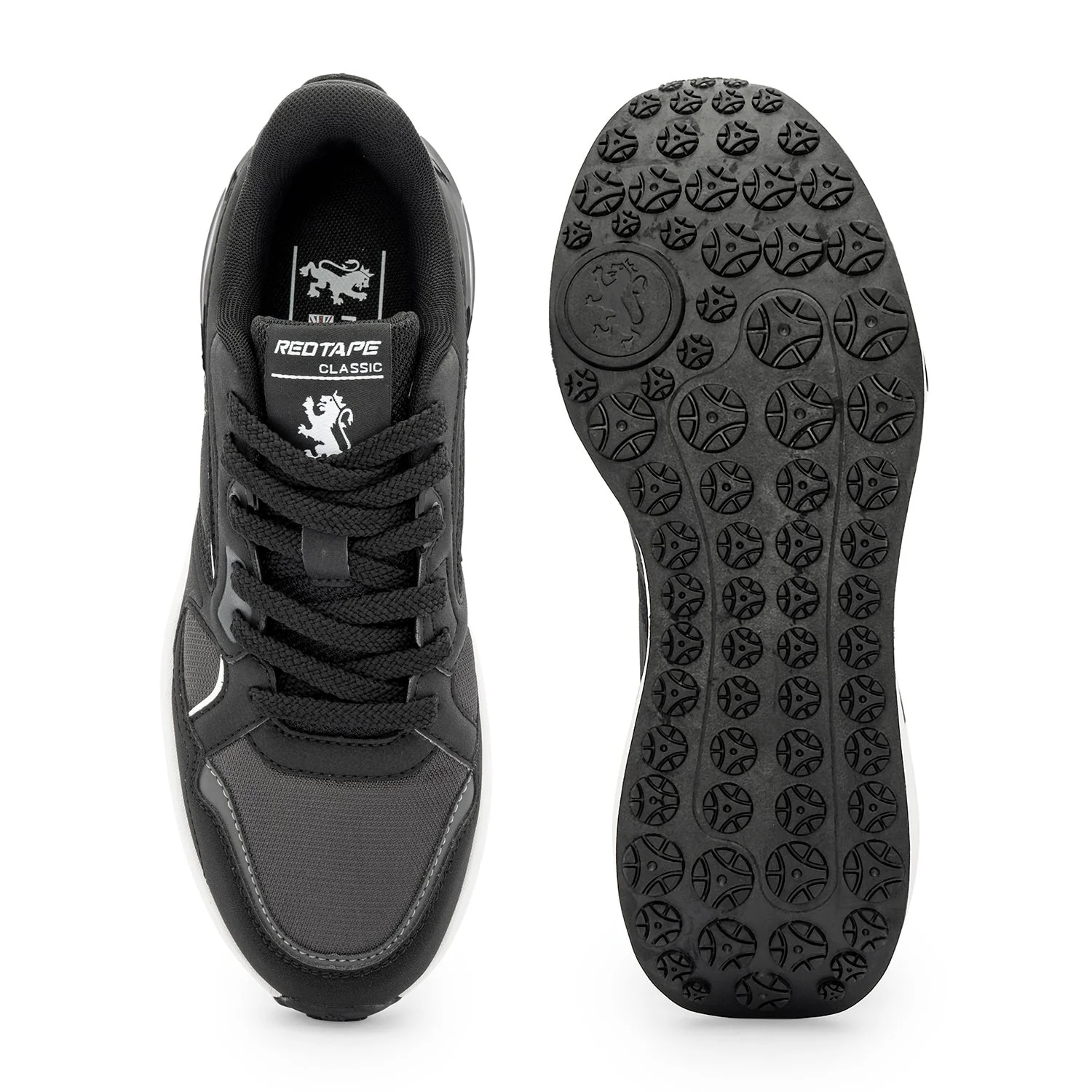Casual Shoes for Men in Black | Low-Cut Lifestyle Shoes. - Image 5