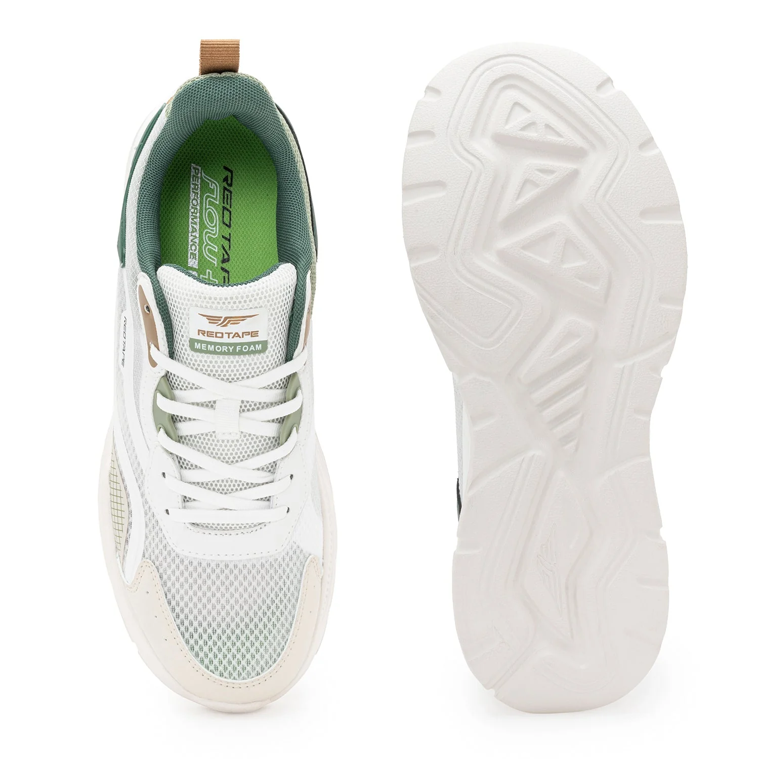 Casual Shoes for Men in Green and Grey | Lifestyle Shoes - Image 5