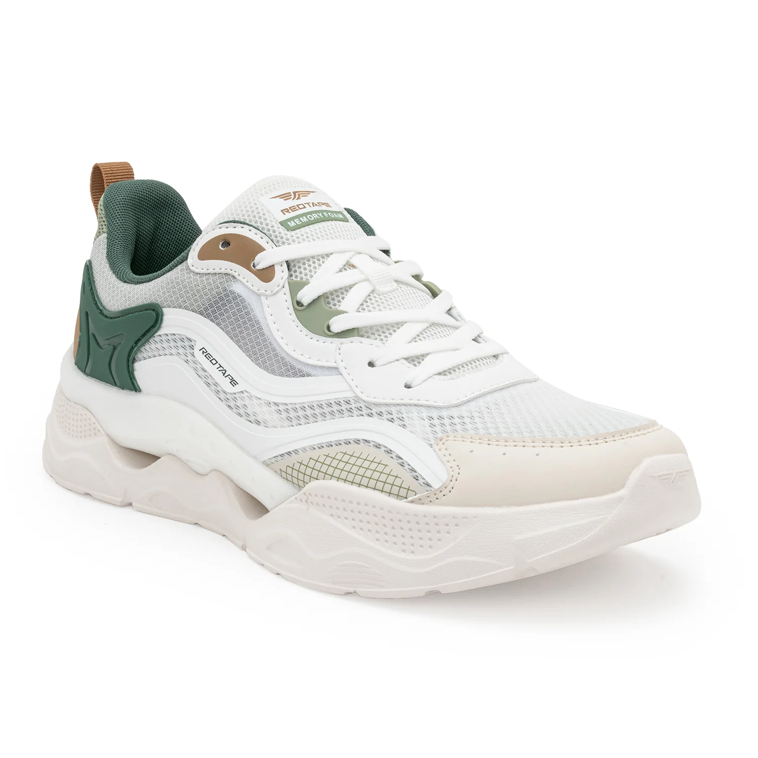 Casual Shoes for Men in Green and Grey | Lifestyle Shoes - Image 7