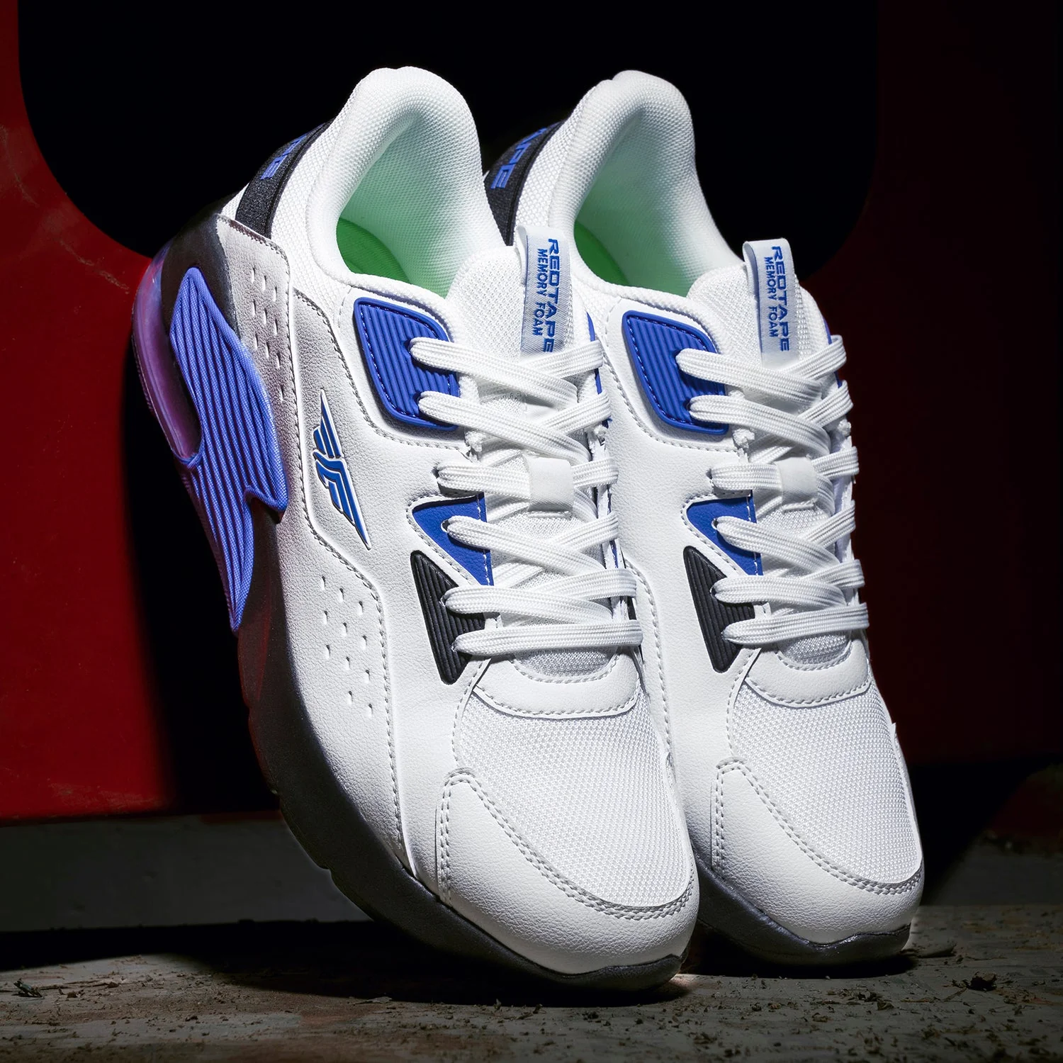 Casual Shoes for Men in White and Blue | Casual Shoes - Image 6