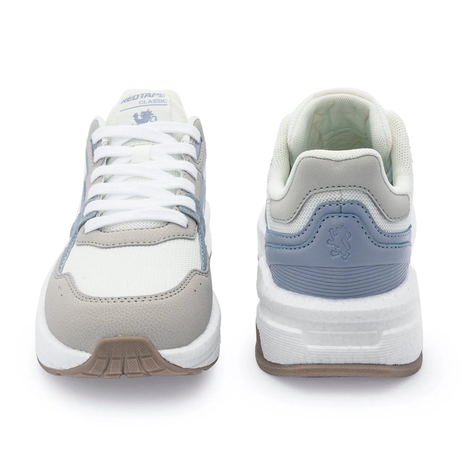 Casual Shoes for Women in Grey and Blue | Low-Cut Lifestyle Shoes. - Image 4