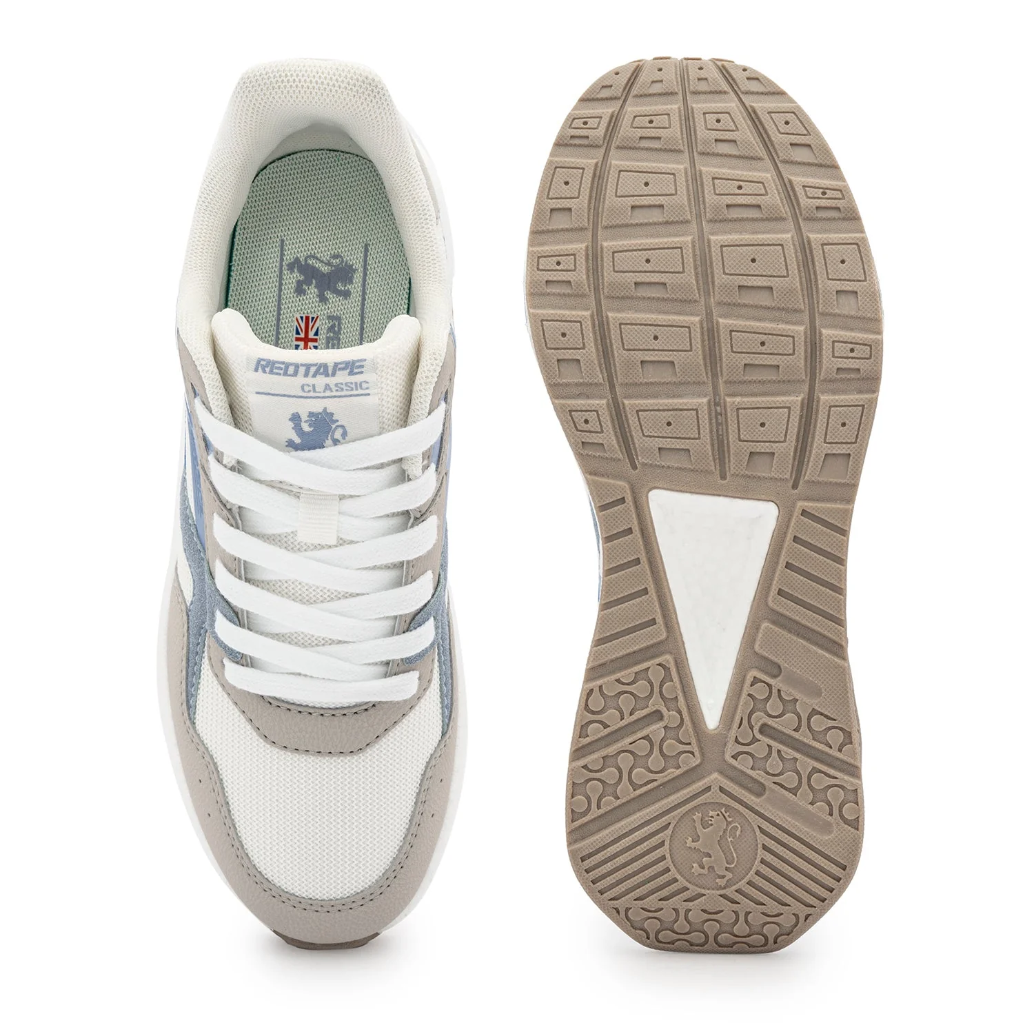Casual Shoes for Women in Grey and Blue | Low-Cut Lifestyle Shoes. - Image 5