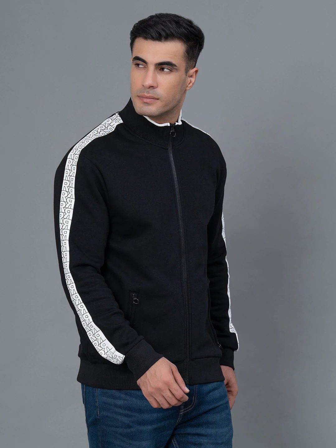 Casual Sweatshirt with Zipper for Men - Image 2