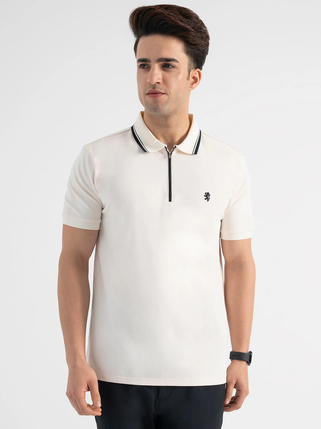 Casual White Polo T-Shirt for Men | Smart Casual Wear - Image 6