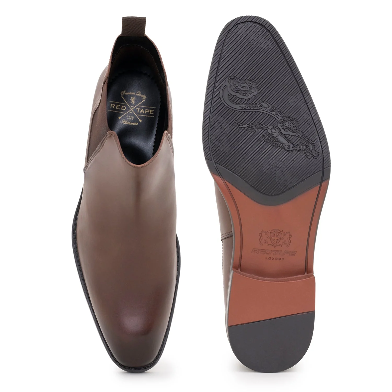 Chelsea Boots for Men in Teak | Leather Chelsea Boots - Image 5