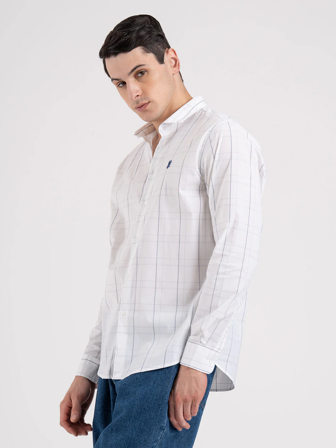 Classic Check Shirt for Men - Image 3