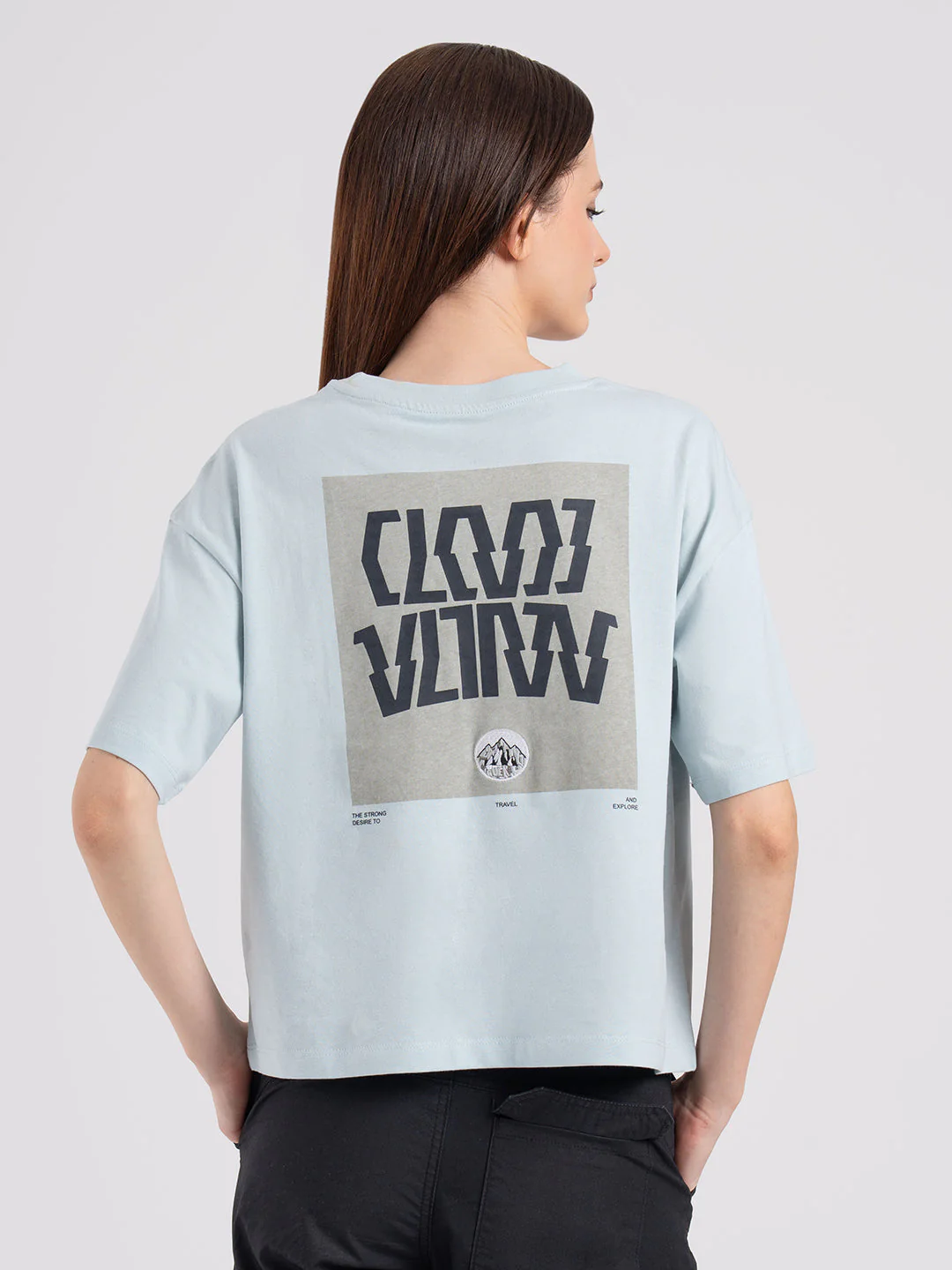 Classic Round Neck Graphic T-Shirt - Image 3