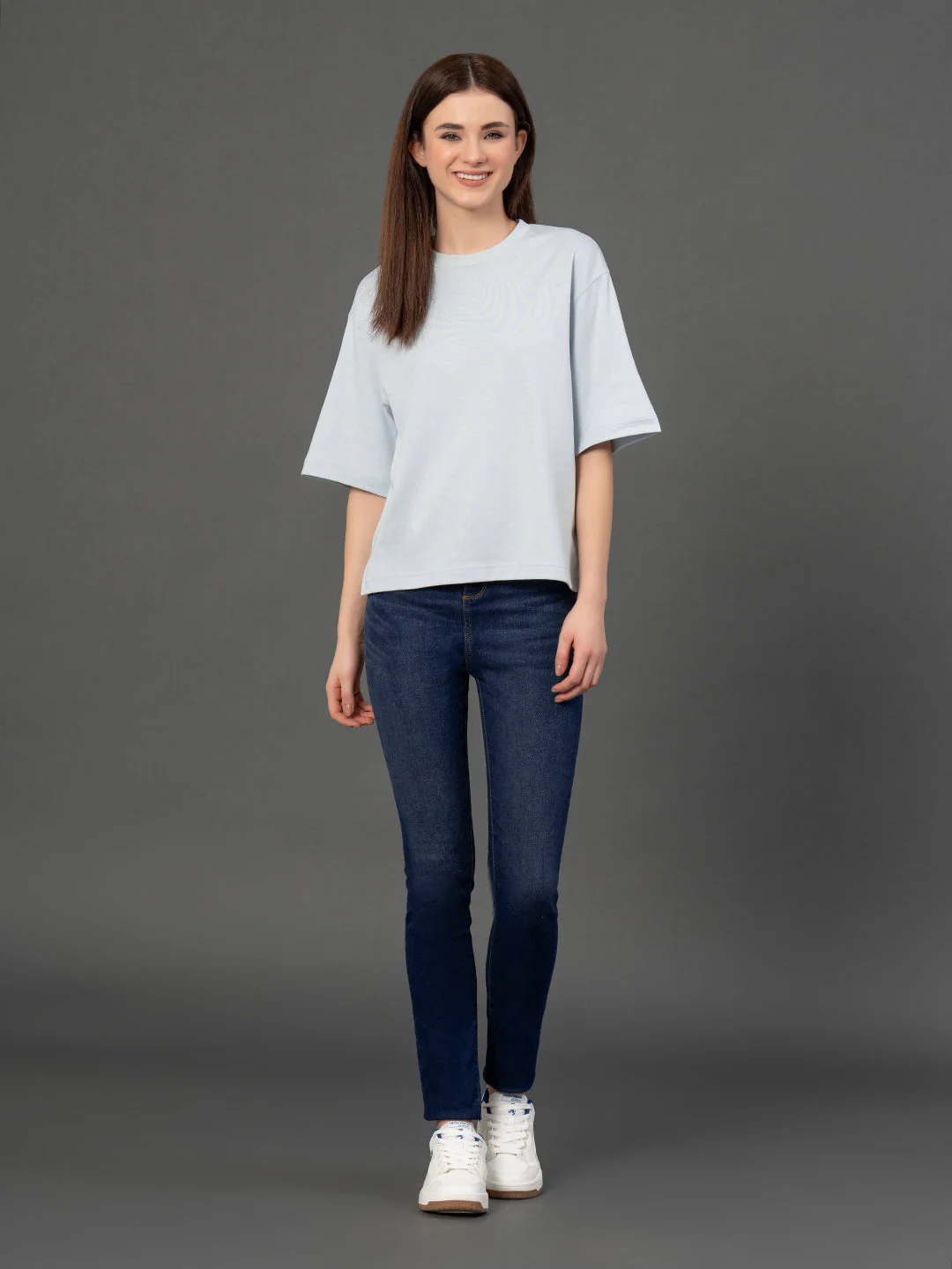 Classic Round Neck Oversized T-Shirt - Image 5