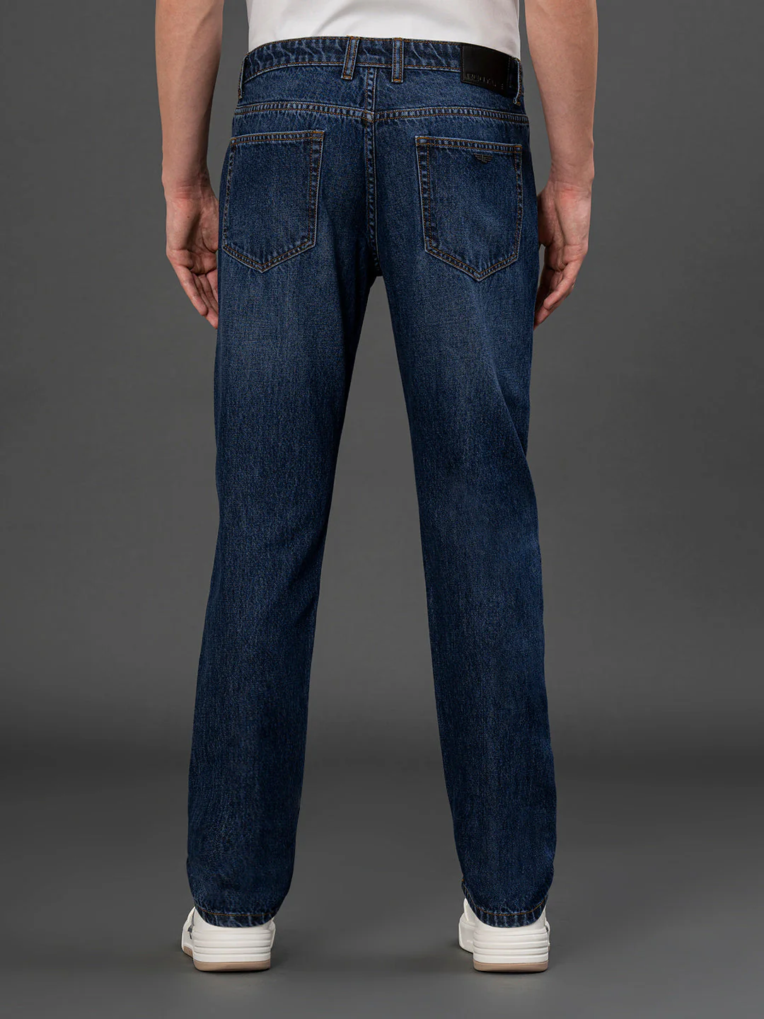 Classic Straight Fit Denim Jeans for Men - Image 3