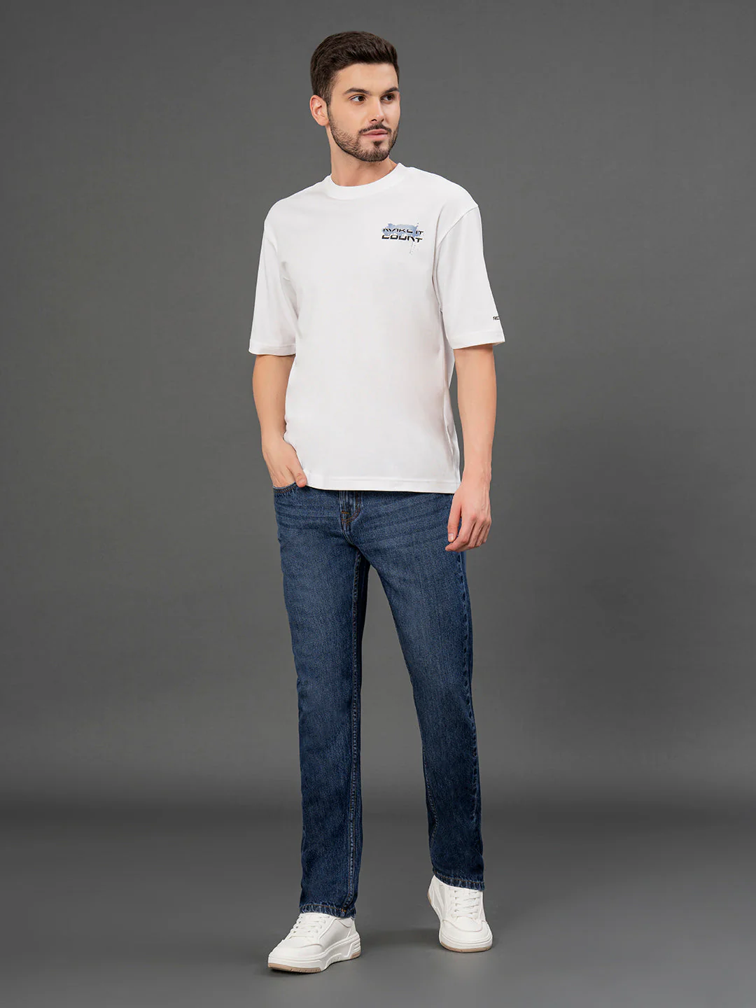 Classic Straight Fit Denim Jeans for Men - Image 5