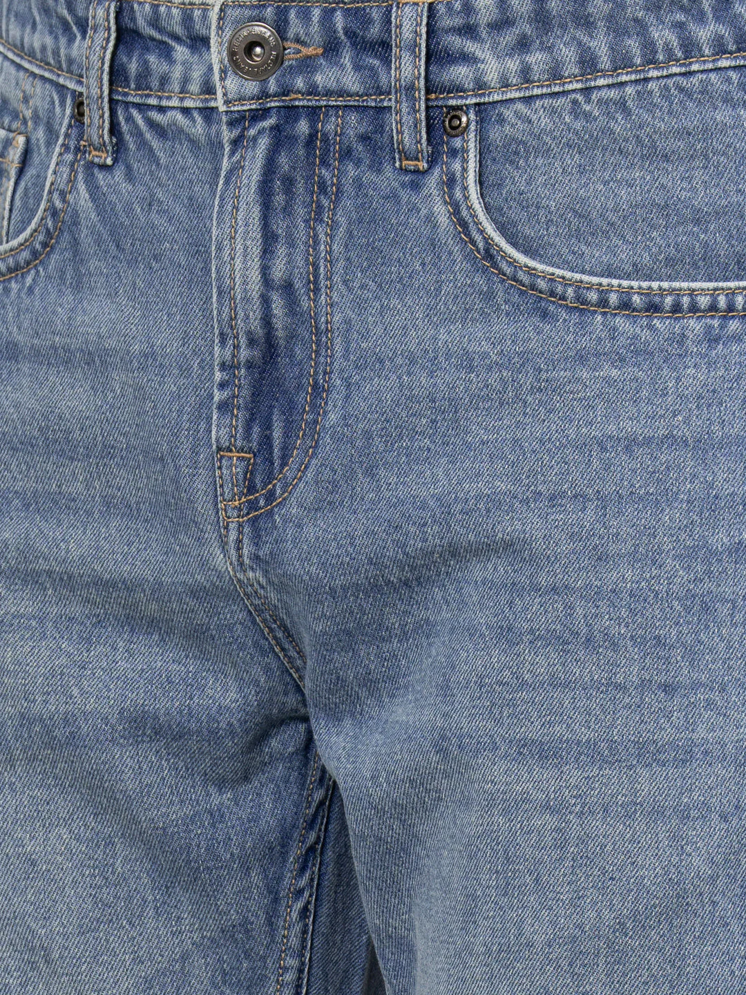 Classic Straight Fit Denim Jeans for Men - Image 4