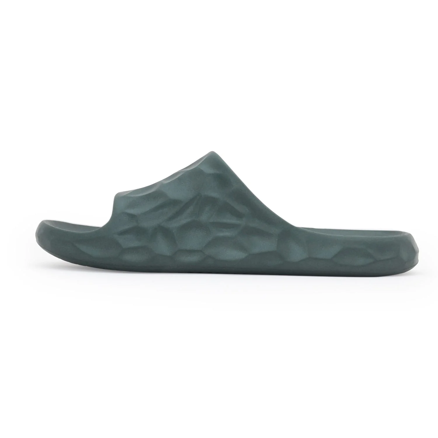 Dark Green Pool Sliders for Men - Image 3