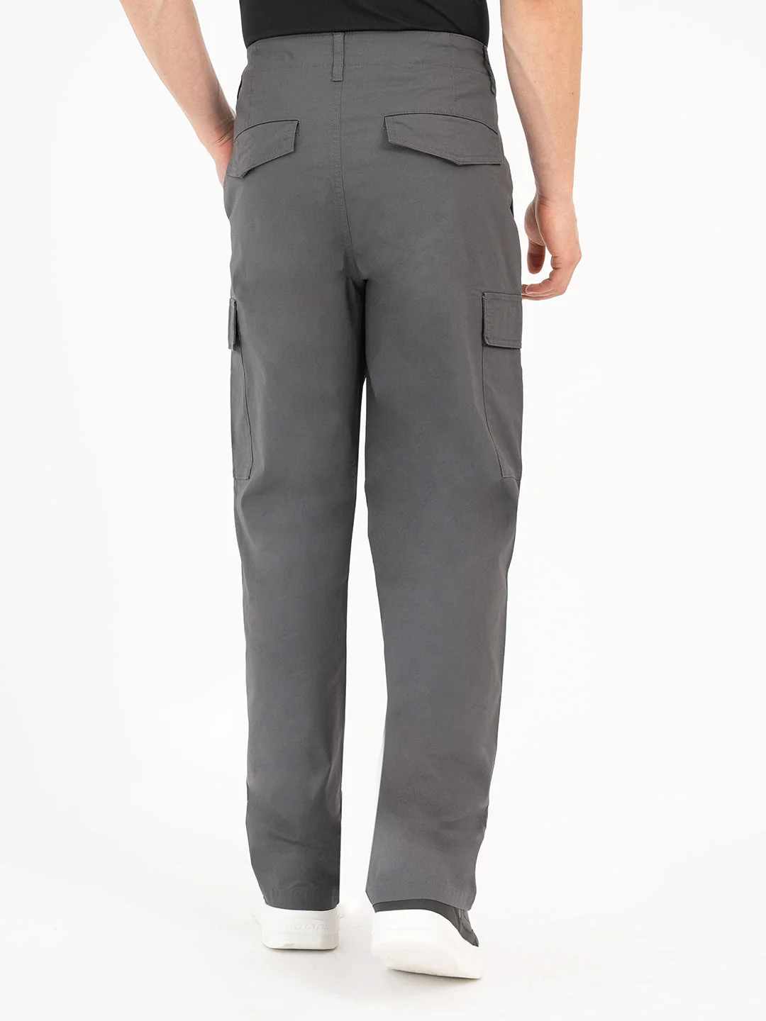 Red Tape Dark Grey Joggers for Men - Image 3