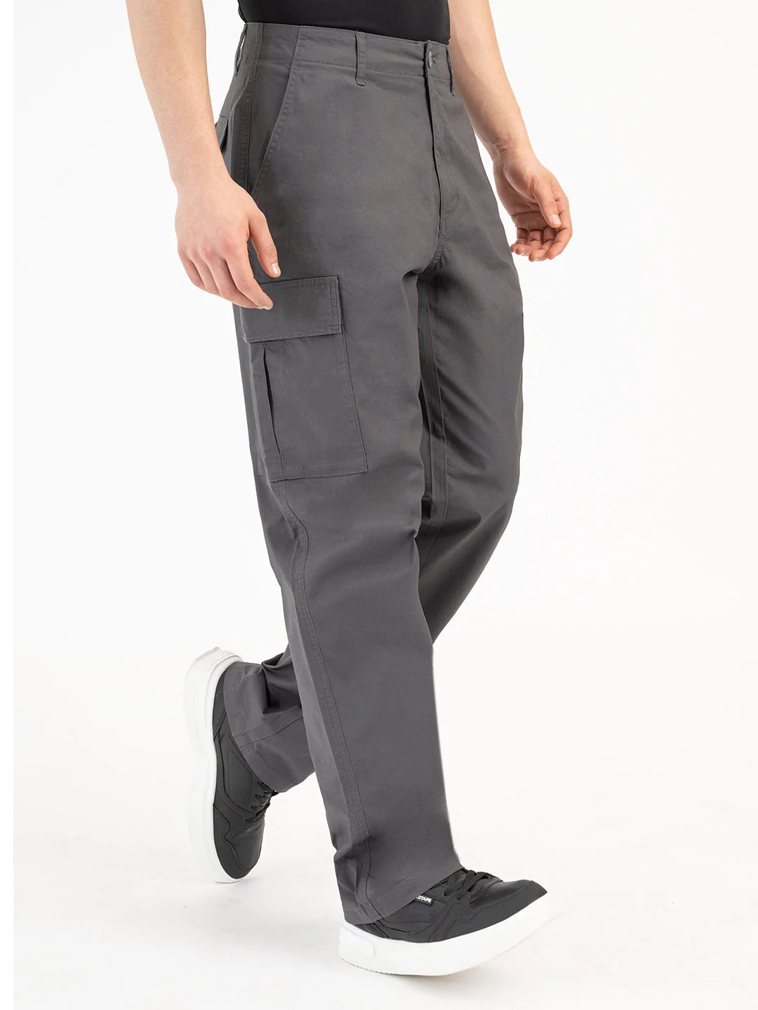 Red Tape Dark Grey Joggers for Men - Image 6