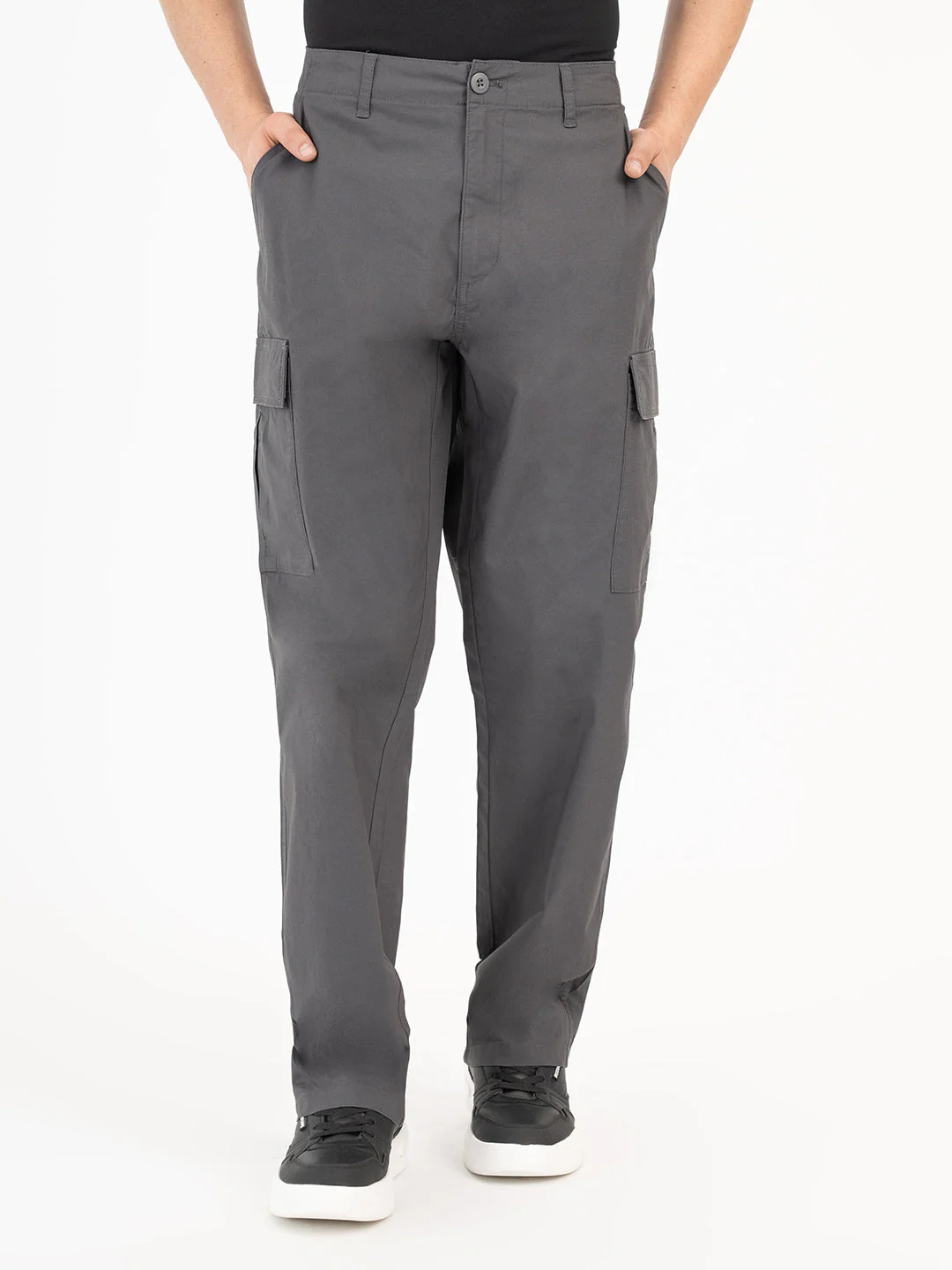 Red Tape Dark Grey Joggers for Men - Image 8