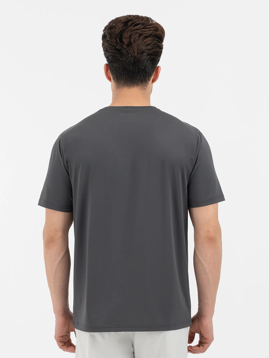 Red Tape Dark Grey T-Shirt for Men | Graphic Activewear - Image 3