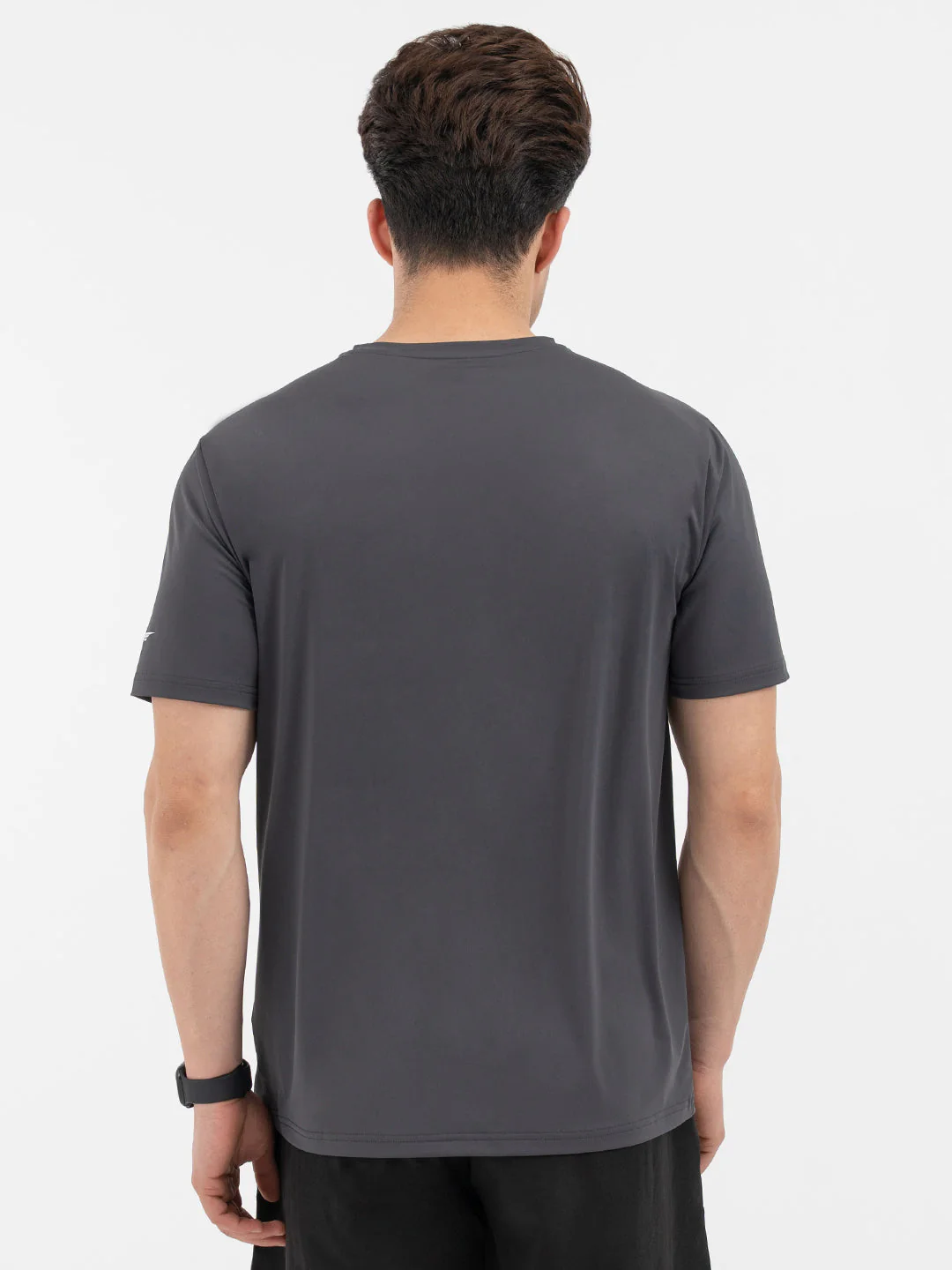 Red Tape Dark Grey T-Shirt for Men | Graphic Activewear - Image 3