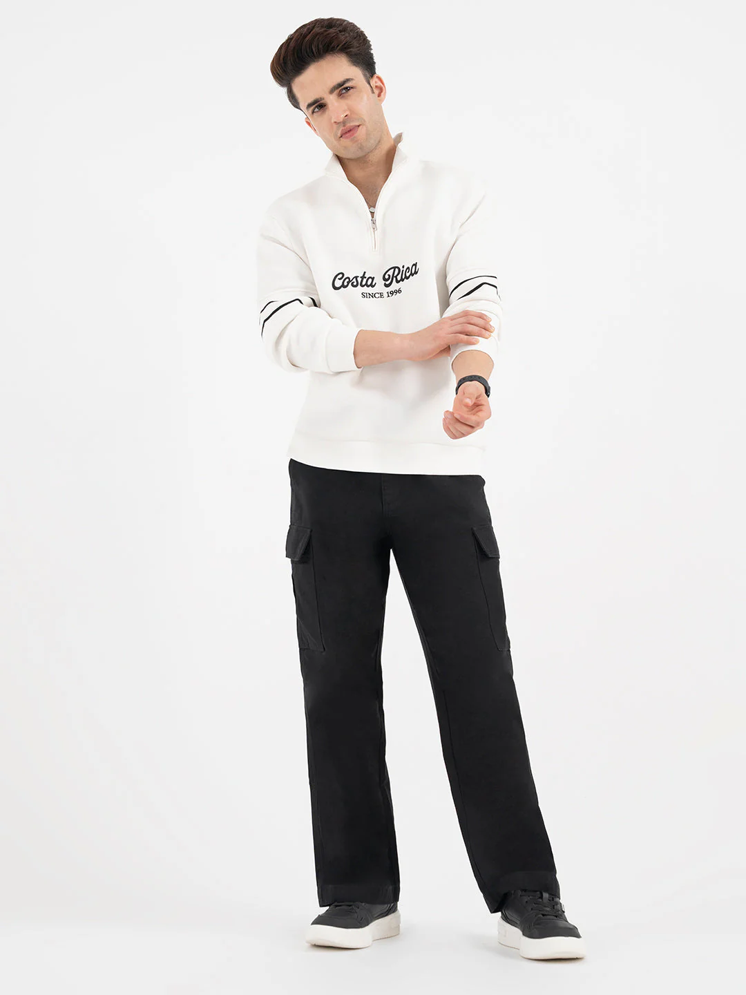 Red Tape Dark Navy Sweatshirt for Men - Image 5