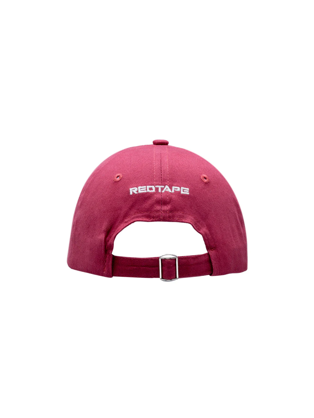 Dark Pink Free Size Solid Unisex Cap | All Sports Cap with Airholes & Adjustable Strap - Image 3