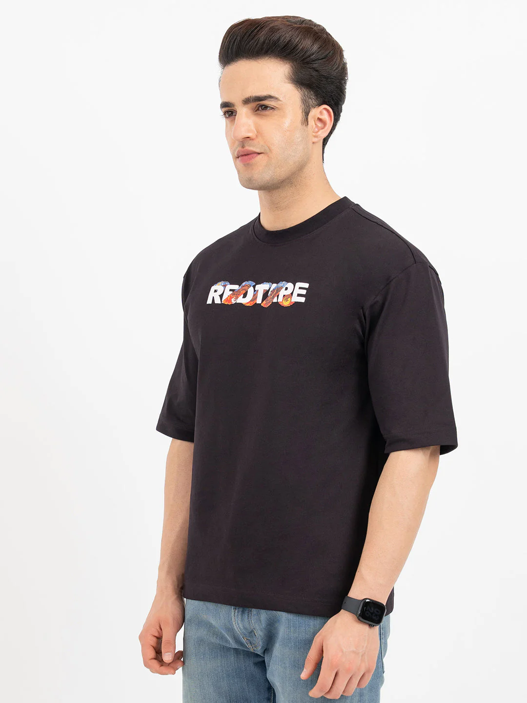 Dark Purple T Shirt for Men - Image 2