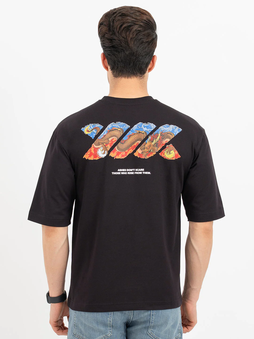 Dark Purple T Shirt for Men - Image 3