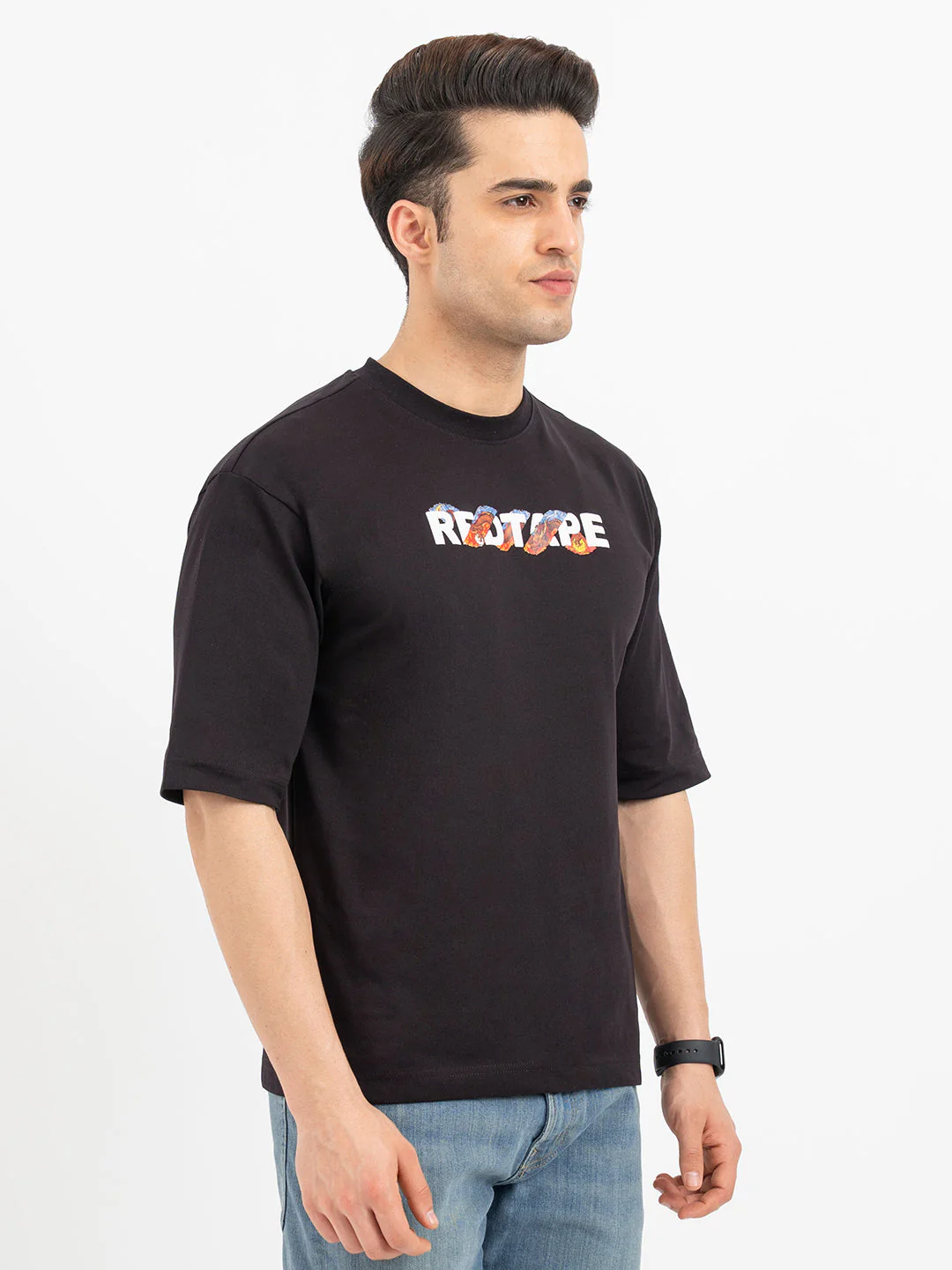 Dark Purple T Shirt for Men - Image 6