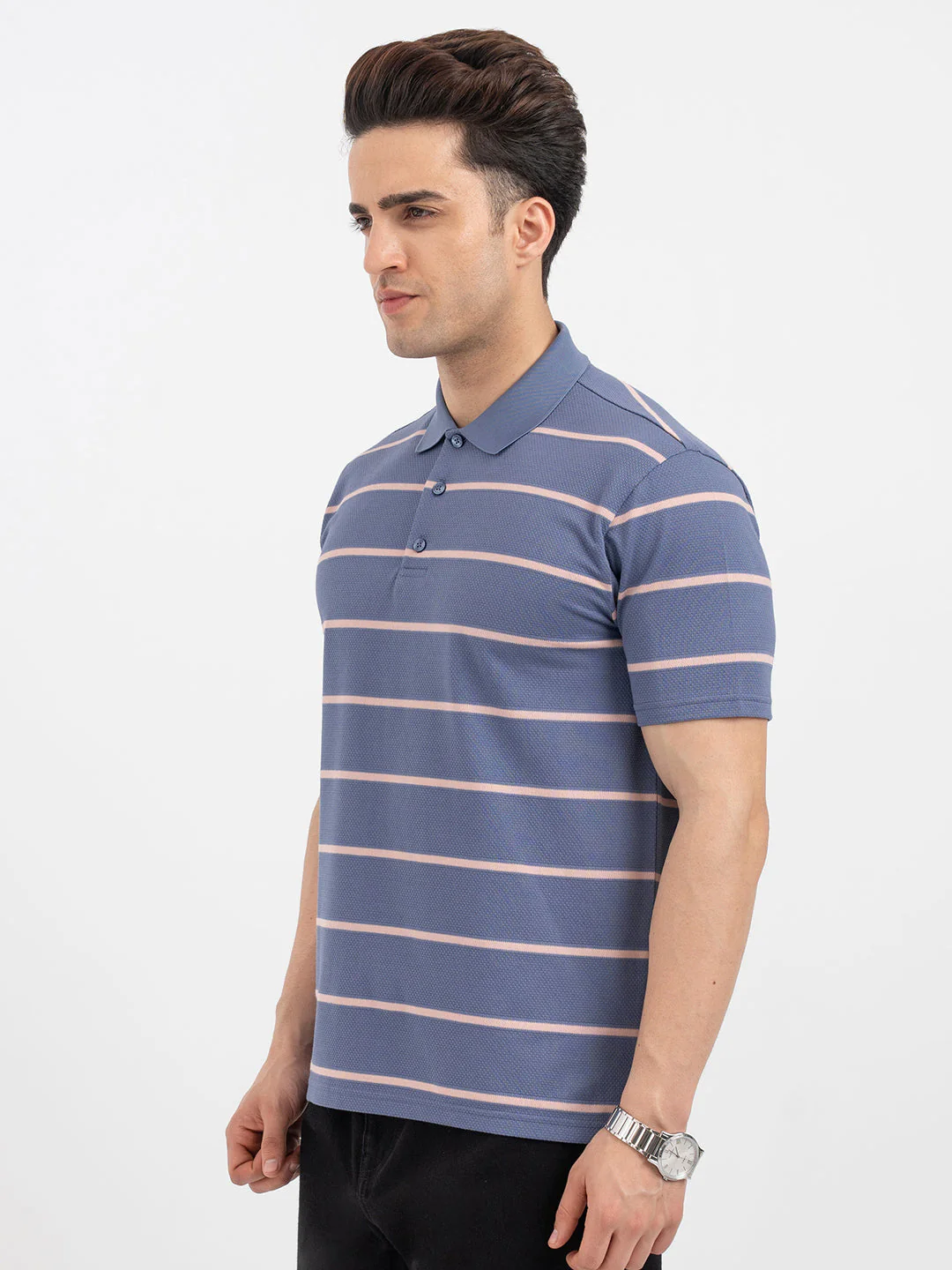 Red Tape Deep Blue Polo T-Shirt for Men - Image 2