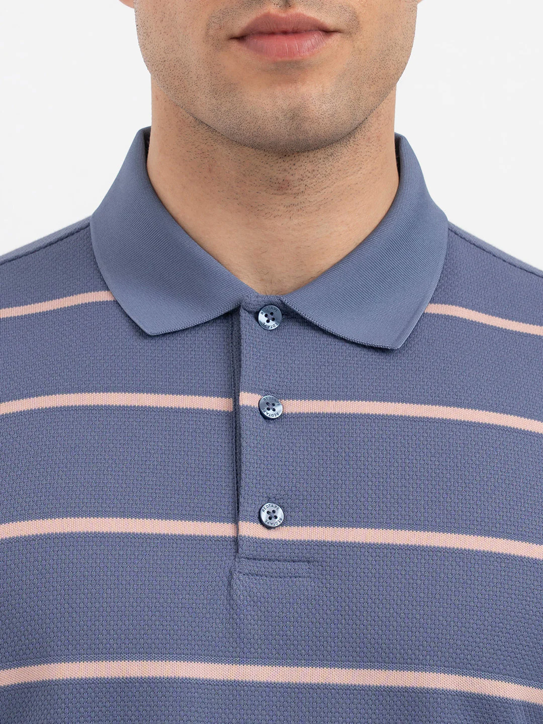Red Tape Deep Blue Polo T-Shirt for Men - Image 4