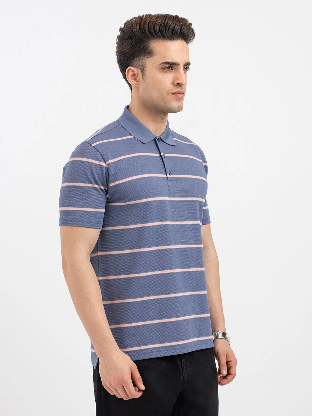 Red Tape Deep Blue Polo T-Shirt for Men - Image 6