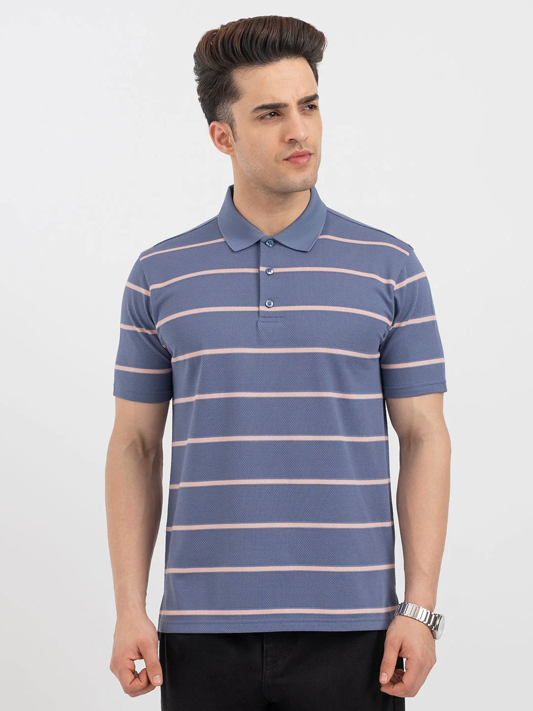 Red Tape Deep Blue Polo T-Shirt for Men - Image 7